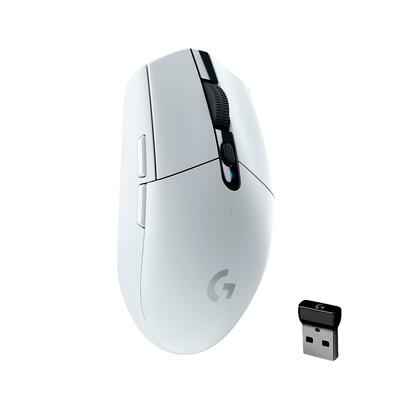 Imagem Mouse Gamer Sem Fio Logitech G305 Lightspeed, 12.000 DPI, 6 Botões Programáveis, Branco