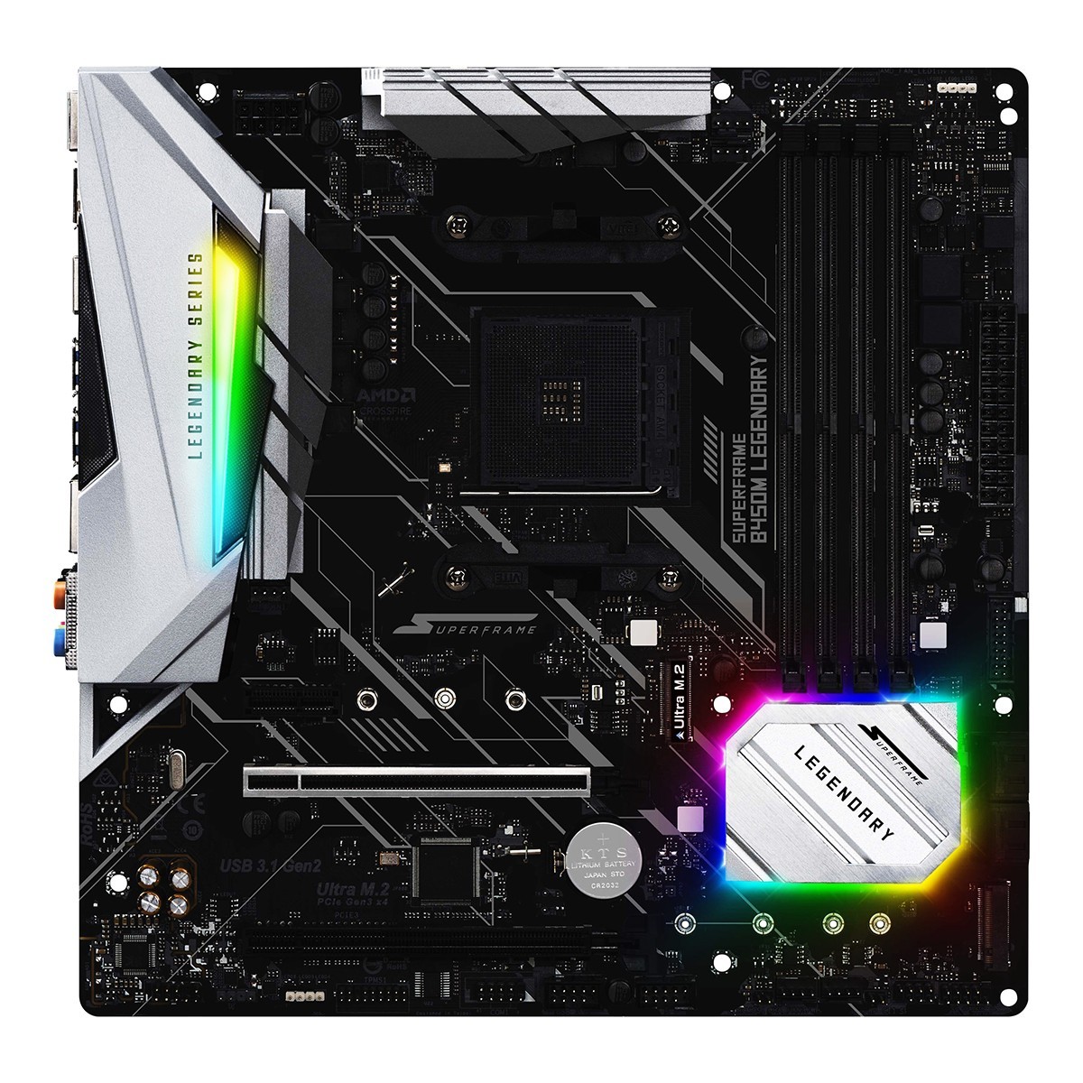 Imagem da oferta Placa Mãe ASRock SuperFrame B450M Legendary Series Chipset B450, AMD, AM4, mATX, DDR4, SF-B450-LS