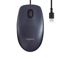 Imagem Mouse com fio USB Logitech M90 com Design Ambidestro e Facilidade Plug and Play - 910-004053