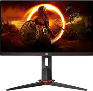 Imagem da oferta Monitor Gamer AOC Hero 24" 165Hz 1ms Ajuste de Altura 24G2S/BK