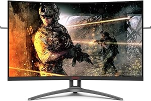 Imagem da oferta Monitor Gamer AOC Agon 32" Curvo 165Hz 1ms FreeSync AG323FCXE
