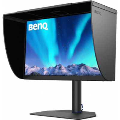 Imagem Monitor BenQ SW272Q QHD com 27" Painel IPS HDR 10 98% P3 99% Adobe RGB 100% sRGB e Rec. 709 16-Bit 3D LUT e Delta E ≤ 1.5 OSD Modo Preto e