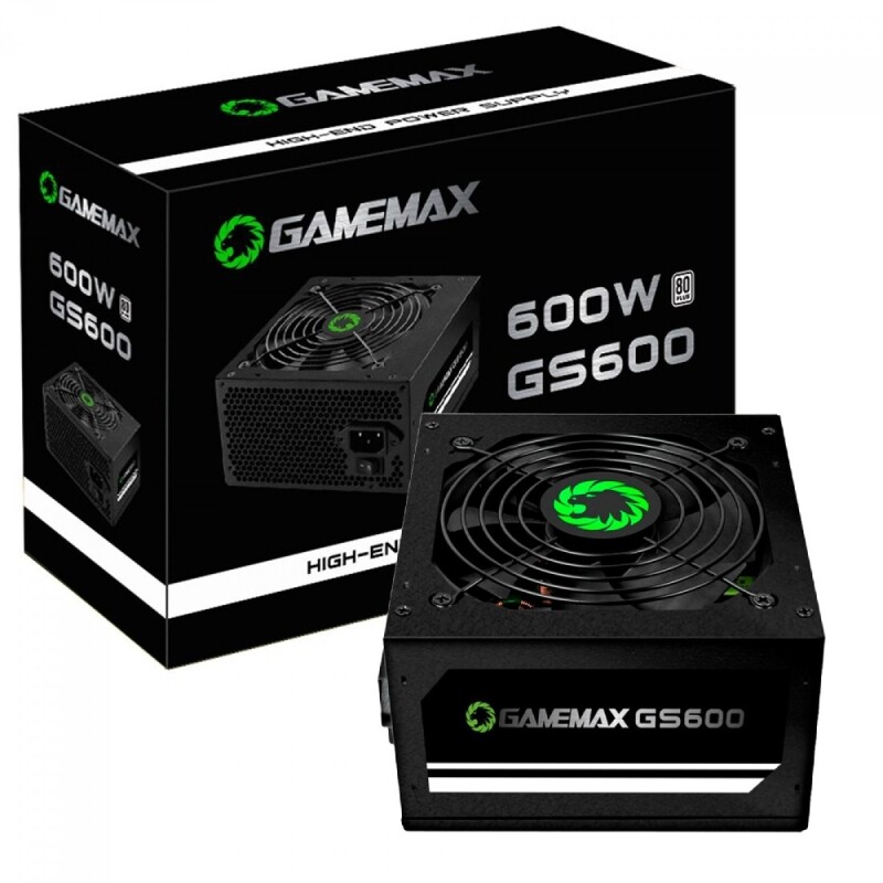 Imagem Fonte Gamemax GS600 600W 80 Plus White PFC Ativo