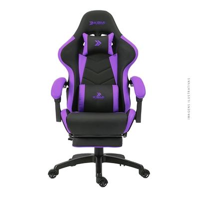 Imagem Cadeira Gamer KBM! GAMING Tempest CG500 - Preta e Roxa