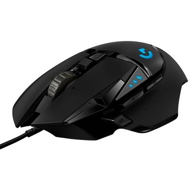 Imagem Mouse Gamer Logitech G502 HERO com RGB LIGHTSYNC, Ajustes de Peso, 11 Botões Programáveis, Sensor HERO 25K 