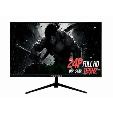 Imagem Monitor Gamer Rise Mode 24" Full HD 165hz IPS Preto DisplayPort e VGA sRGB 99% Suporte Vesa - RM-MOG-24F165FH-B