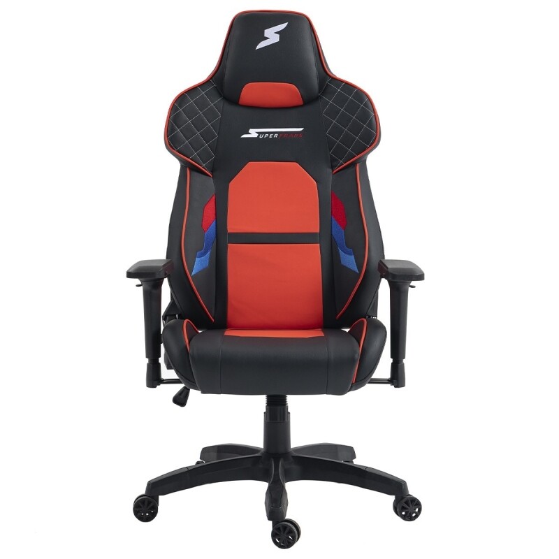 Imagem da oferta Cadeira Gamer SuperFrame Nitro Reclinável 4D Preto e Vermelho CSF-NITRO
