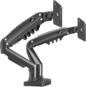 Imagem da oferta Suporte Articulado de Mesa com Pistão a Gás e Ajuste de Altura para 2 Monitores de 17” a 35” - F160N