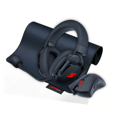 Imagem Combo Gamer SuperFrame Magnus 3 Em 1 Headset Mouse e Mousepad Black