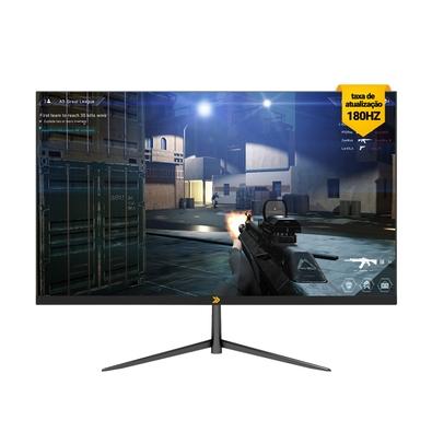 Imagem da oferta Monitor Gamer Curvo KBM! GAMING MG210 23.6", 180Hz, Full HD, 1ms, DisplayPort e HDMI, Adaptive Sync, Ajuste de Ângulo