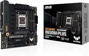 Imagem Placa Mãe Asus TUF GAMING B650M-PLUS (AM5/DD5/HDMI/DisplayPort/M.2/USB 3.2/RGB)