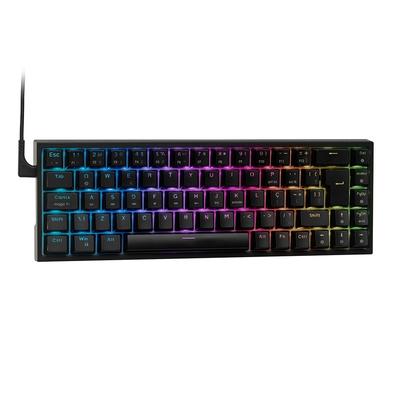 Imagem da oferta Teclado Mecânico Gamer KBM! GAMING TG700, Preto, 65% e ABNT2, RGB, Switch Gateron Red