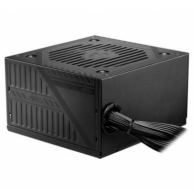 Imagem Fonte MSI MAG A600DN, 600W, 80 Plus White, PFC Ativo, Com Cabo, Preto