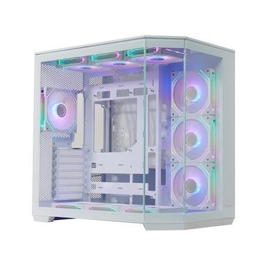 Imagem da oferta Gabinete Gamer KBM! GAMING GN950, Mid Tower, ARGB, ATX, Lateral e Frontal em Vidro, 10x Cooler Fan ARGB, Branco