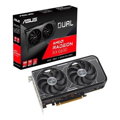 Imagem da oferta Placa de Vídeo RX 6600 8G-V3 Dual ASUS AMD Radeon, 8GB GDDR6