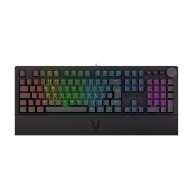 Imagem Teclado Mecânico Gamer Husky Anchorage Full Size, Preto, ABNT2, RGB, Switch Gateron EF Red