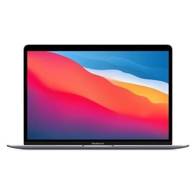 Imagem MacBook Air Apple 13" M1 CPU 8 Núcleos GPU 7 Núcleos 8GB RAM SSD 256GB Cinza Espacial - MGN63BZ/A