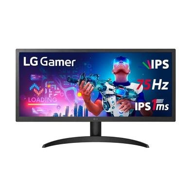 Imagem da oferta Monitor Gamer LG 26" Ultra Wide, 75Hz, Full HD, 1ms, IPS, HDMI, FreeSync Premium, HDR 10, 99% sRGB, VESA - 26WQ500