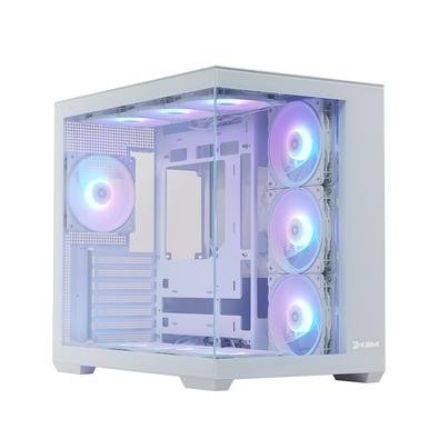 Imagem da oferta Gabinete Gamer KBM! GAMING GN900, Mid Tower, ARGB, ATX, Lateral e Frontal em Vidro, 10x Cooler Fan ARGB, Branco