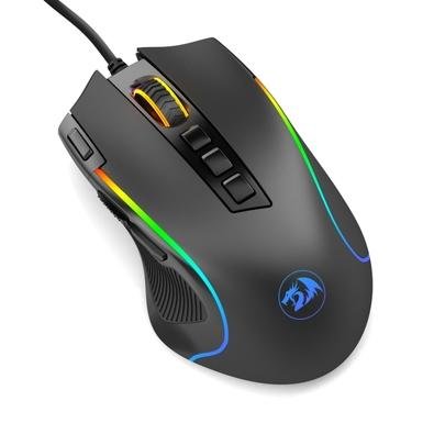 Imagem da oferta Mouse Gamer Redragon Predator, Chroma RGB, 8000DPI, 9 Botões, Preto - M612