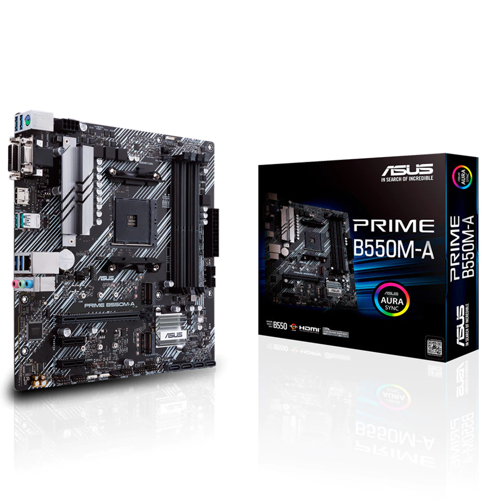 Imagem da oferta Placa Mãe Asus para AMD B550M-A Prime 4xDDR4 mATX
