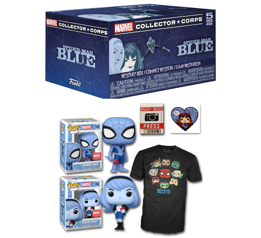 Imagem da oferta Funko Marvel Collector Corps Subscription Box: Spider-Man Blue