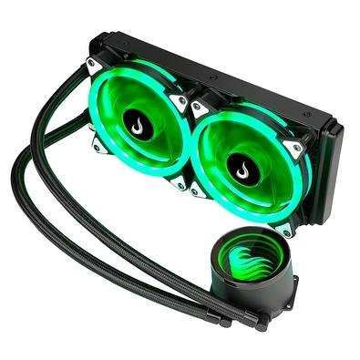 Imagem da oferta Water Cooler Rise Mode Gamer Black, RGB, 240mm, AMD/Intel, Preto