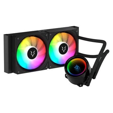 Imagem da oferta Water Cooler Husky Glacier, Iluminação ARGB, 240mm, AMD e Intel, Preto