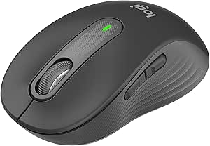 Imagem da oferta Mouse Sem Fio Logitech Signature M650 - Grafite