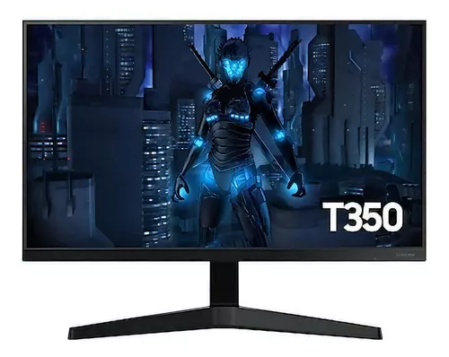 Imagem da oferta Monitor Gamer Samsung 24" FHD 75Hz HDMI VGA Freesync Preto Série T350
