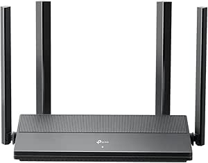 Imagem da oferta Roteador TP-Link EX220 V2.8 WI-FI 6 AX1800 Preset Dual Band 3 Portas Gigabit 4 Ant