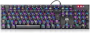 Imagem da oferta Teclado Gamer Mecânico Com Fio Adamantiun Shuriken T10c -Preto