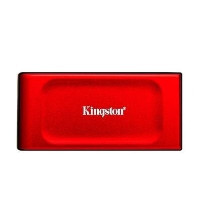 Imagem SSD Externo Kingston XS1000 1TB USB 3.2 Gen 2x2 Portátil Leitura: 1050 MB/s Gravação: 1000 MB/s Vermelho - SXS1000R/1