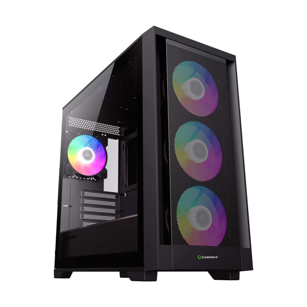 Imagem da oferta Gabinete Gamemax Tower Matx Vidro Defender Preto
