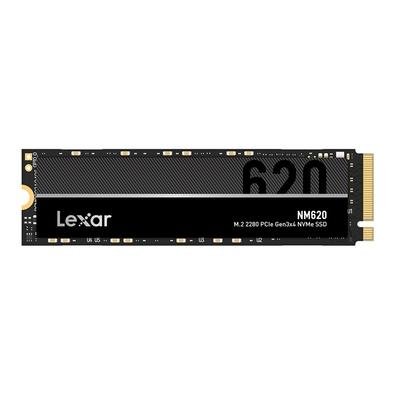 Imagem SSD PCIe Lexar Internal NM620, 512GB, Leitura 3500MB/s e Gravação 2400MB/s, Preto
