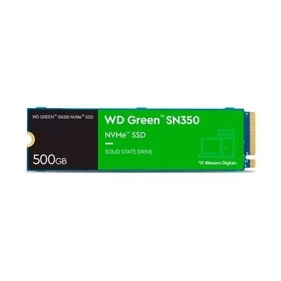 Imagem SSD WD Green PC SN350 500GB PCIe NVMe Leitura: 2400MB/s e Gravação: 1500MB/s Preto - WDS500G2G0C