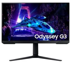 Imagem da oferta Monitor Gamer Samsung Odyssey G3, 27" Full HD, 180Hz, 1ms, DisplayPort e HDMI, Ajuste de Altura, Freesync