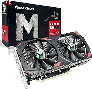 Imagem da oferta Placa de Vídeo maxsun AMD Radeon RX580 8GB