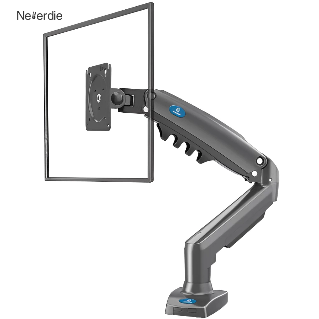 Imagem da oferta Suporte Monitor Braço Articulado Ajustável Mesa Pc Tv 17 a 27" com pistão a gás