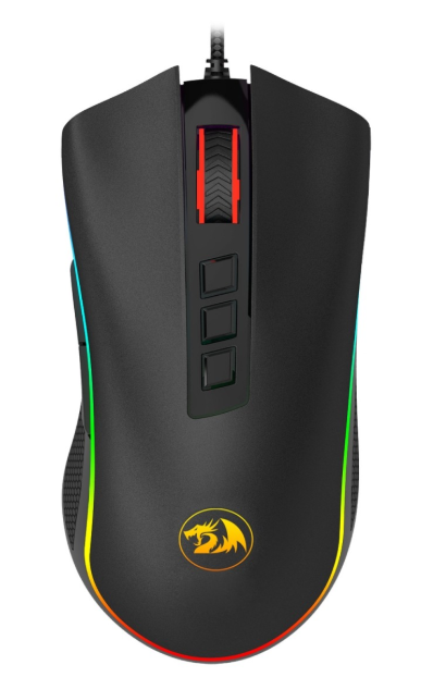 Imagem da oferta Mouse Gamer Redragon Cobra V2 RGB, 12400 DPI, 8 Botões Programáveis, Black, M711 V2