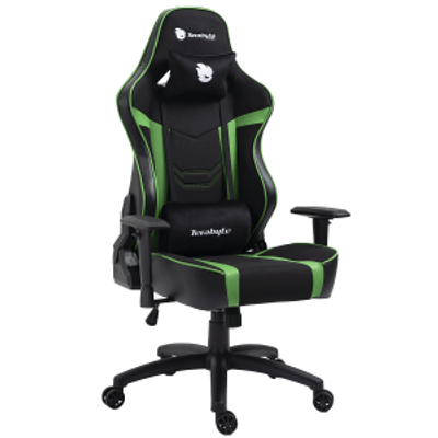 Imagem Cadeira Gamer Terabyte Vision Reclinável 2D Preto e Verde