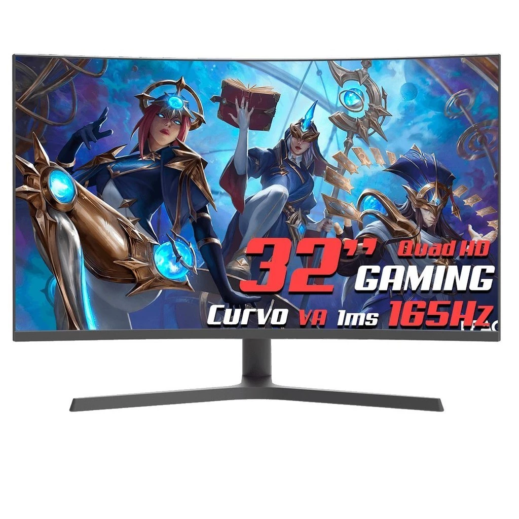 Imagem da oferta Monitor Gamer SuperFrame Prisma X, 32" Curvo, VA, 1ms, 165Hz