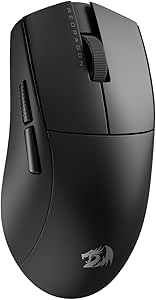 Imagem da oferta Mouse Gamer sem fio Redragon King Pro (Bluetooth/USB, 26.000 DPI, 7 botões, RGB, Preto)