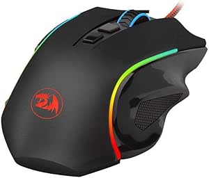 Imagem da oferta Redragon MOUSE GAMER GRIFFIN PRETO COM LED RGB - M607