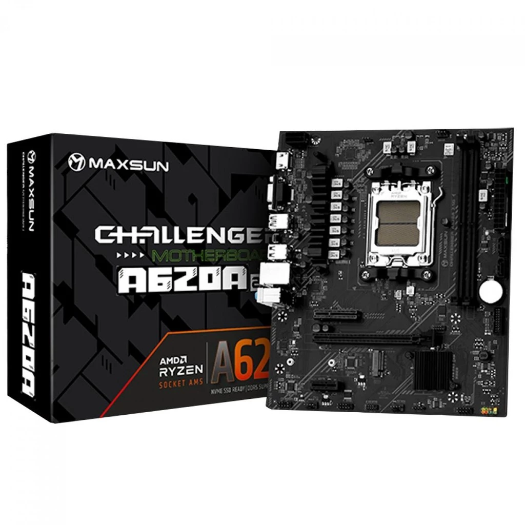 Imagem da oferta Placa Mãe Maxsun Challenger A620A 2.5G, Chipset A620, AMD AM5, MATX, DDR5, MS-Challenger A620A 2.5G