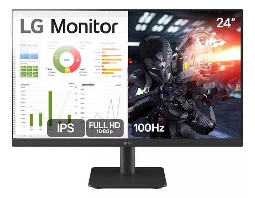 Imagem da oferta Monitor PC Gamer LG 24MS500 24” IPS 100Hz Full HD HDMI 2x