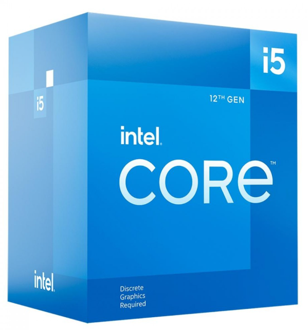 Imagem Processador Intel Core i5 12400F, 2.5GHz (4.4GHz Turbo), 12ª Geração, 6-Cores 12-Threads, LGA 1700, Com Cooler