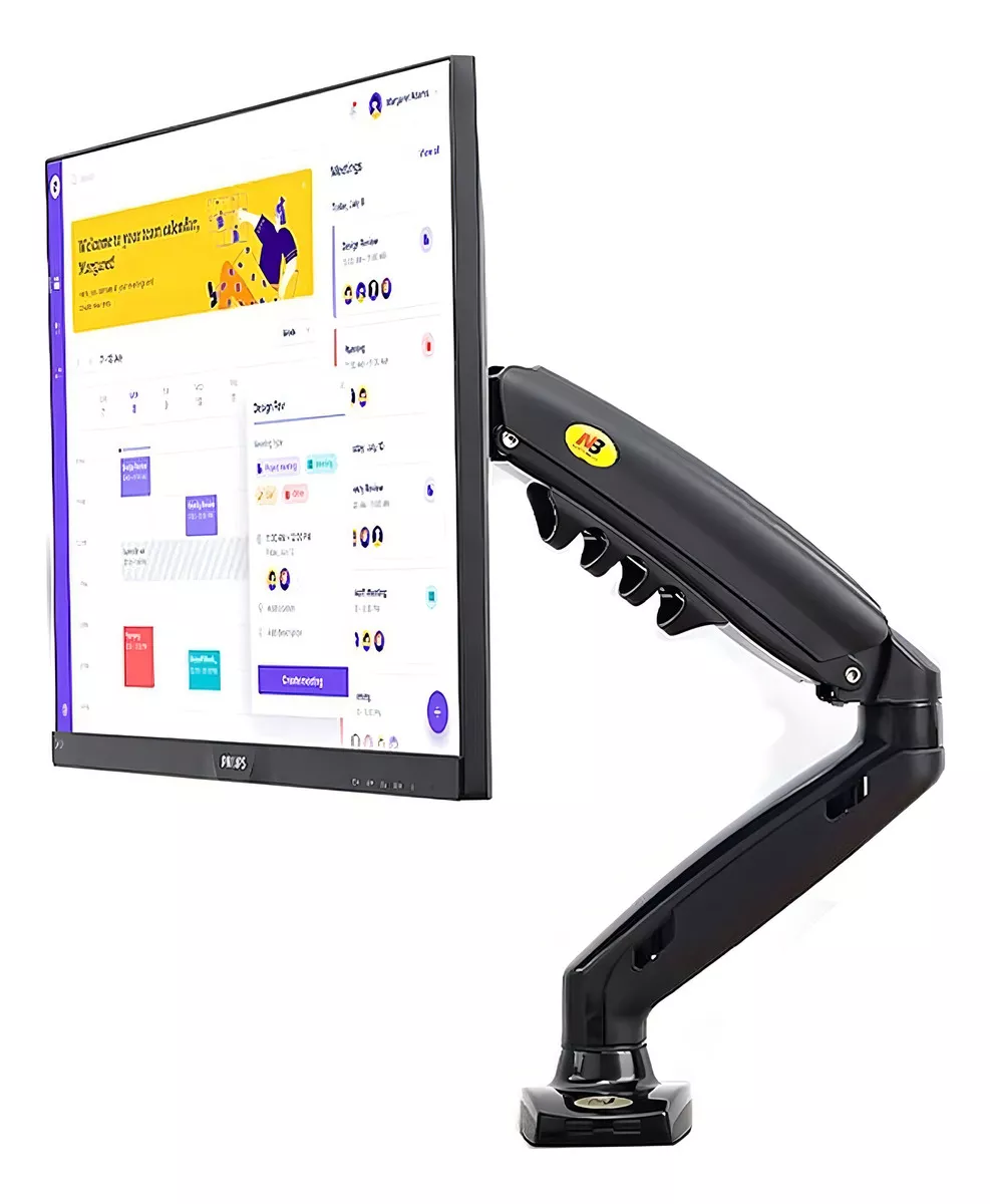 Imagem da oferta Suporte North Bayou Nb F80 de Mesa Para Tv Monitor de 17" Até 30" Preto