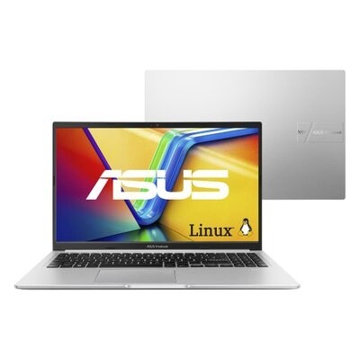 Imagem da oferta Notebook Asus Vivobook 15 M1502ya Amd Ryzen 7 7730u 8GB Ram 512gb SSD Linux Keepos 15,6" Fhd Cool Silver - Nj494