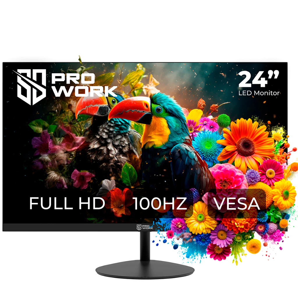 Imagem da oferta Monitor Safe Gamer ProWork 23,8 Full HD 100Hz HDMI VGA - Preto